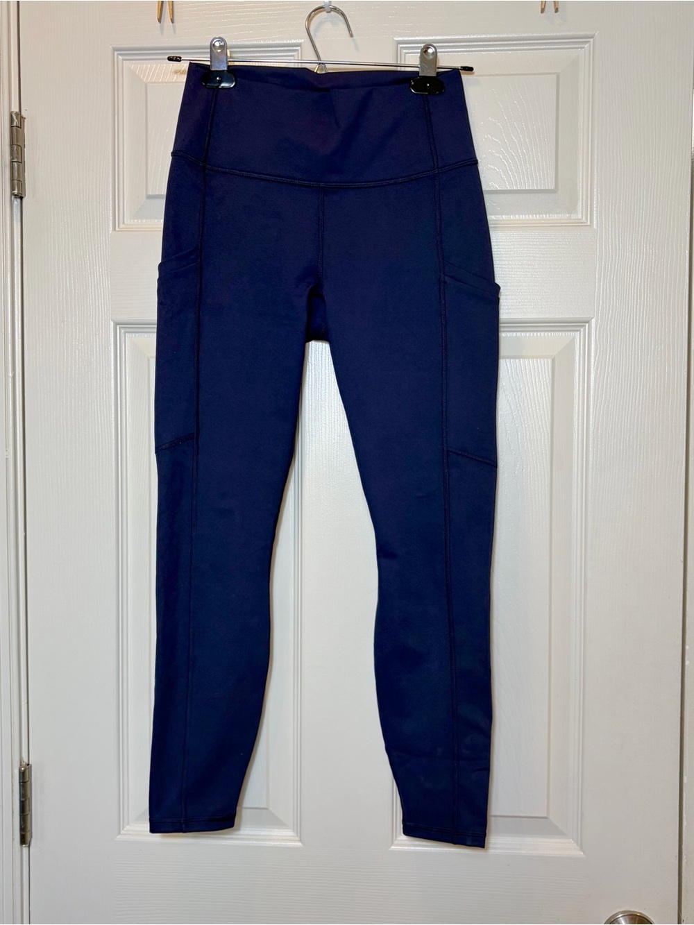 Athleta Women’s Powerhold Leggings Small Navy Blue 25” Inseam NEW!